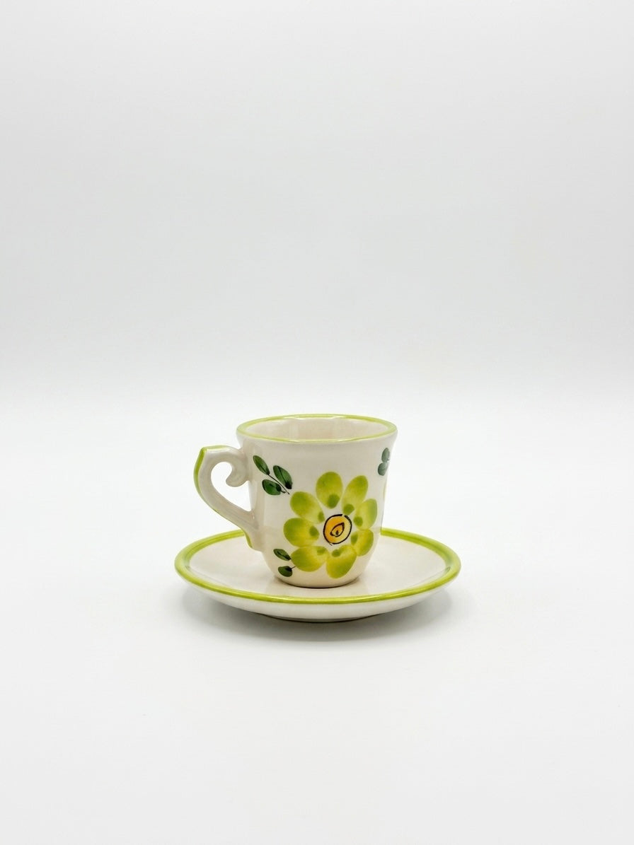 Chávena de café Floral